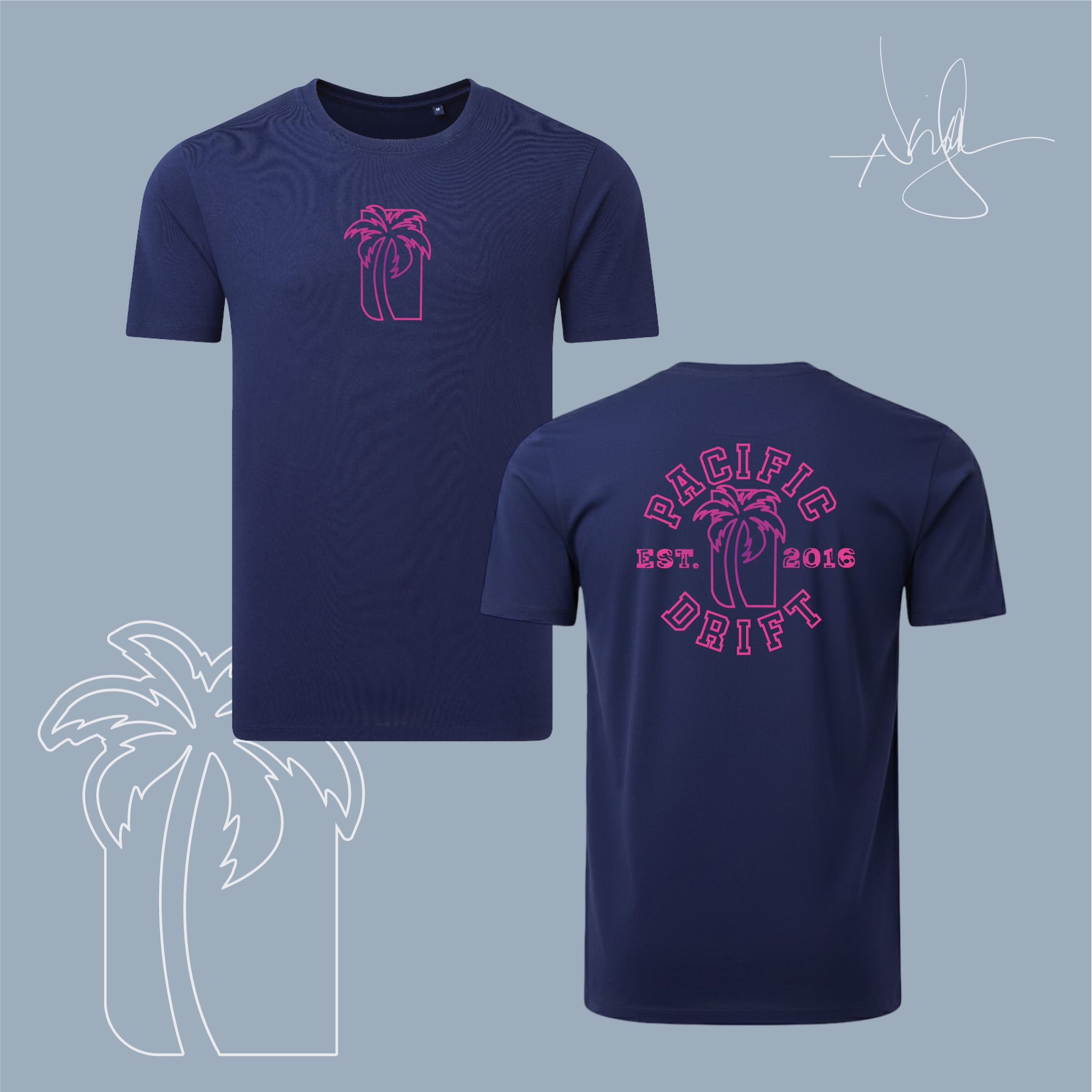 Beachside - Raspberry Beret