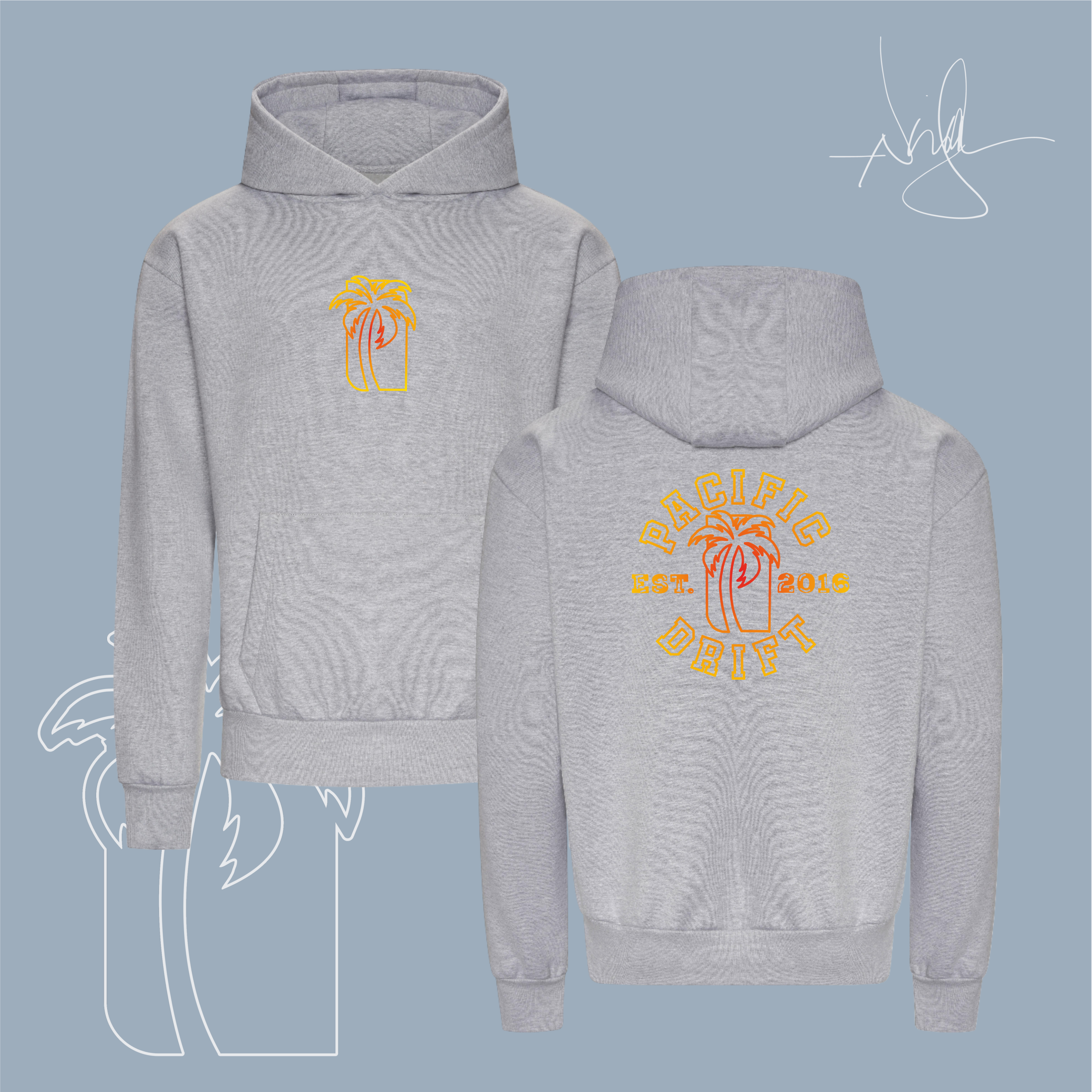 Beachside - Sunset Hoody
