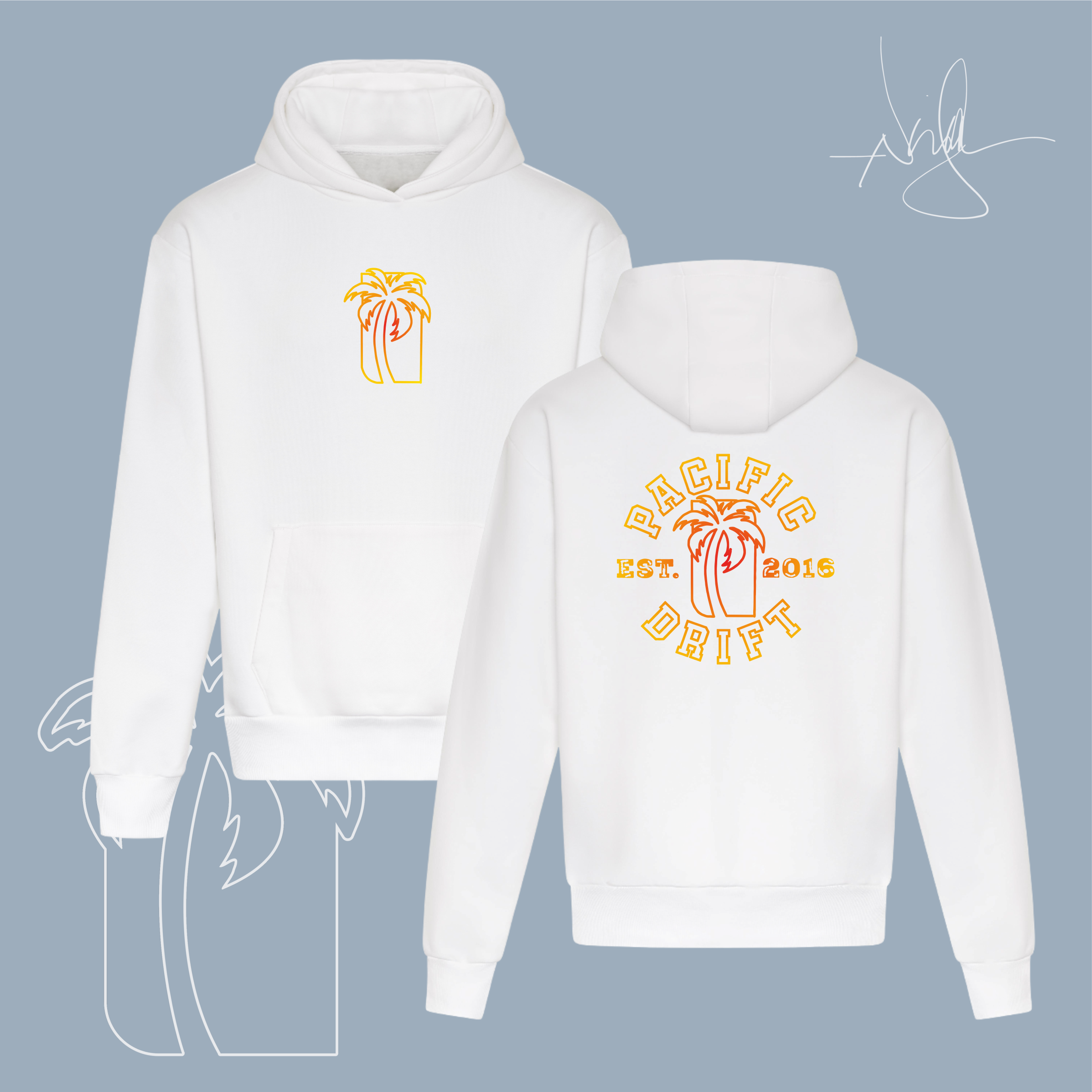 Beachside - Sunset Hoody