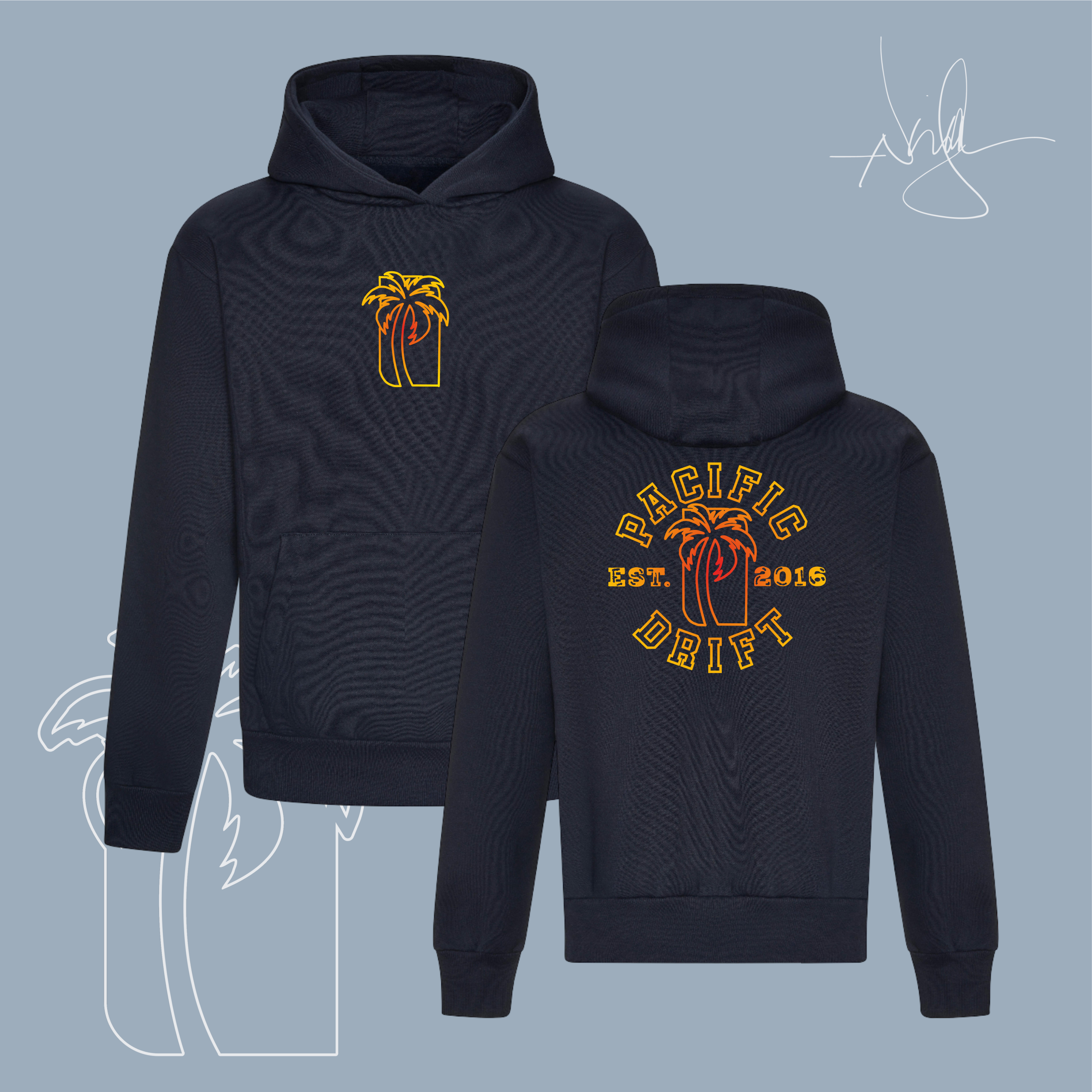 Beachside - Sunset Hoody