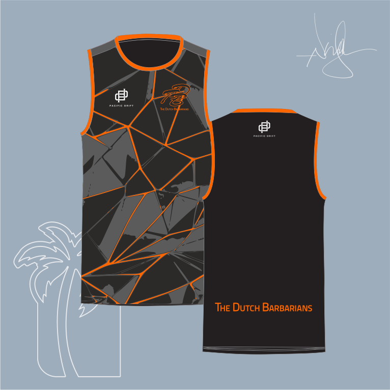 The Dutch Barbarians Elite Players Rugby Vest