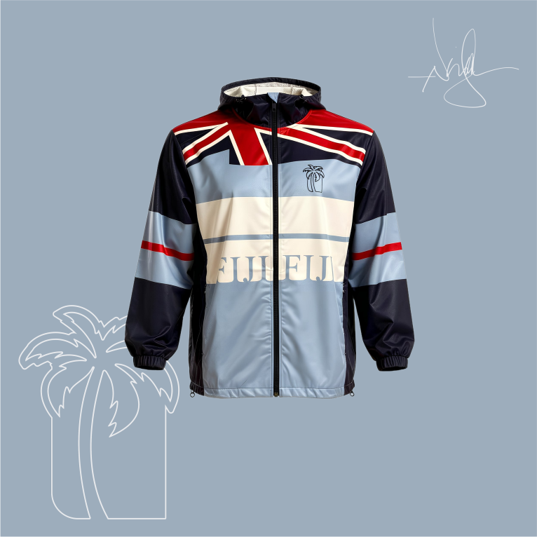 Pacific Drift - "The Flag One" Stadium Shower Jacket