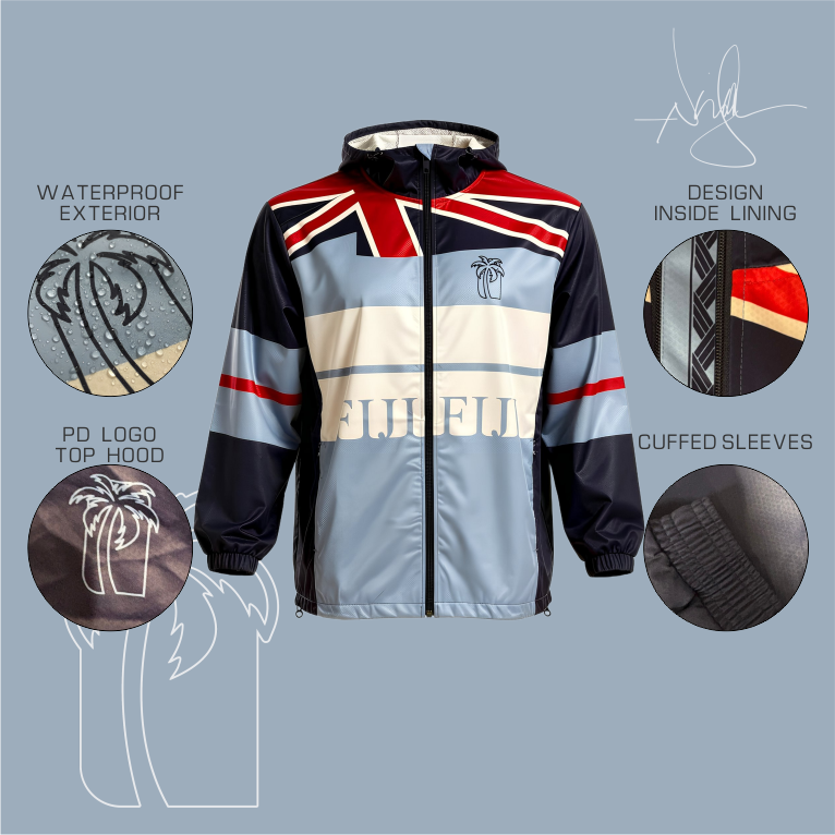 Pacific Drift - "The Flag One" Stadium Shower Jacket