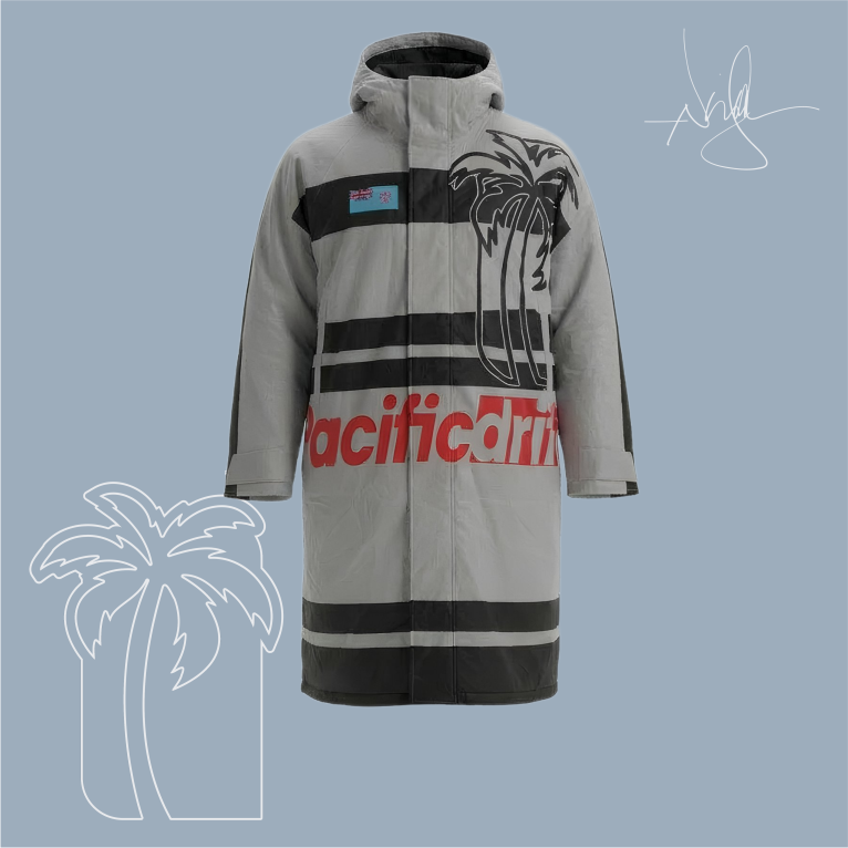Pacific Drift - "The Grey One" Stadium Robe