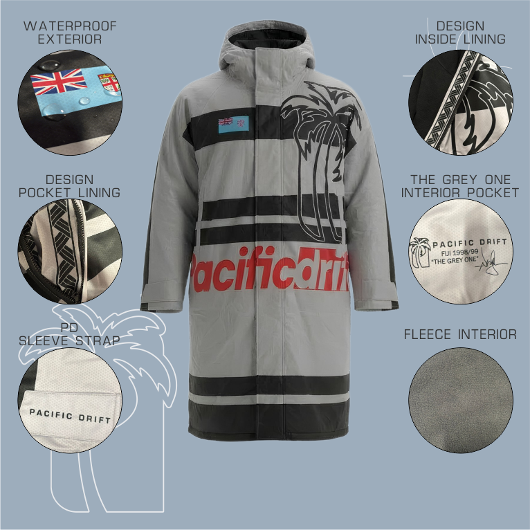 Pacific Drift - "The Grey One" Stadium Robe